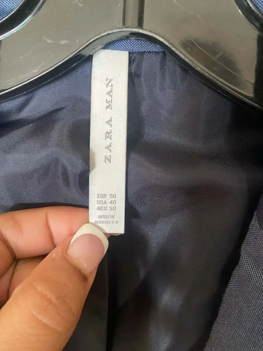 Zara man blue